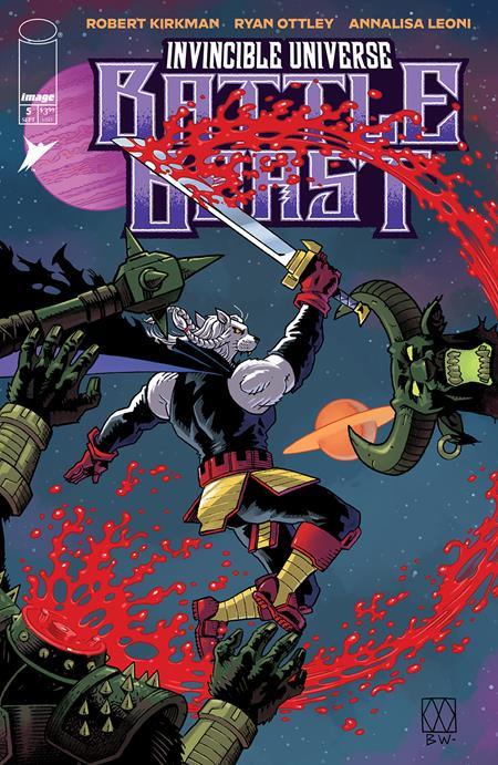 INVINCIBLE UNIVERSE BATTLE BEAST #5 CVR E INC 1:50 MATT WAGNER & BRENNAN WAGNER VAR - PREORDER ETA 17/9/25