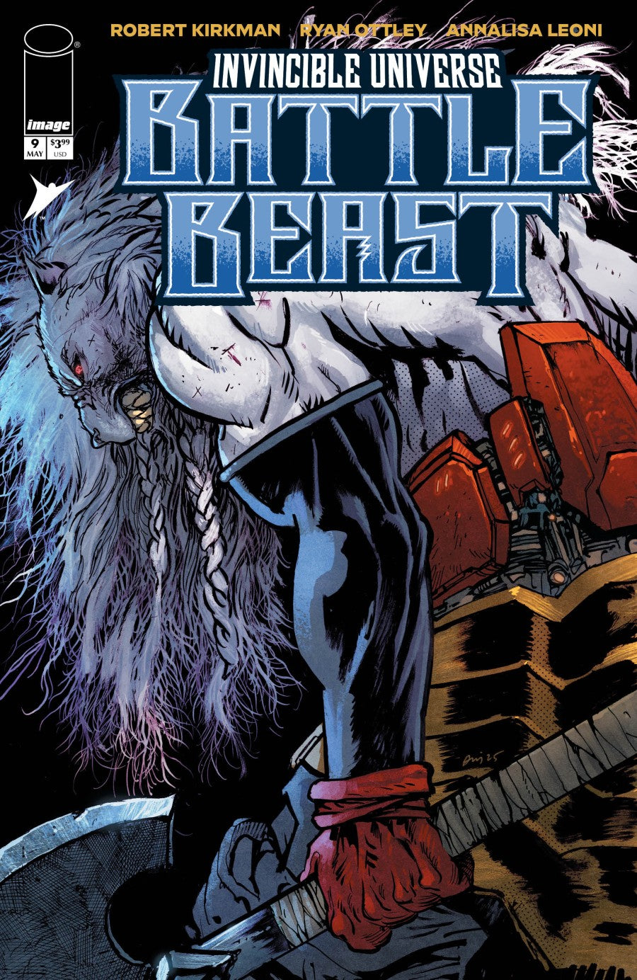 INVINCIBLE UNIVERSE BATTLE BEAST #9 CVR B DANIEL WARREN JOHNSON & MIKE SPICER VAR - PREORDER - (FOC 27/4/26) DUE IN STORE 20/5/26