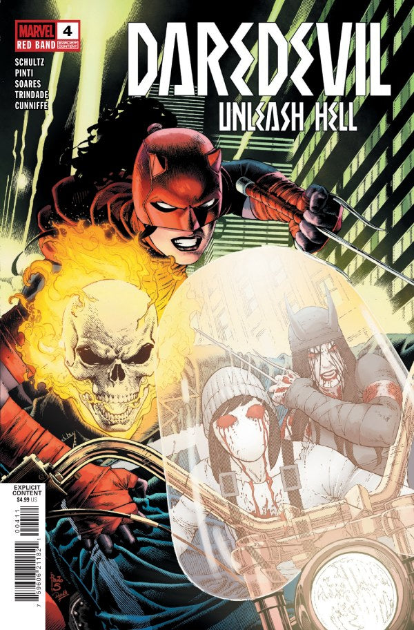 DAREDEVIL UNLEASH HELL RED BAND #4 (OF 5) (POLYBAG)