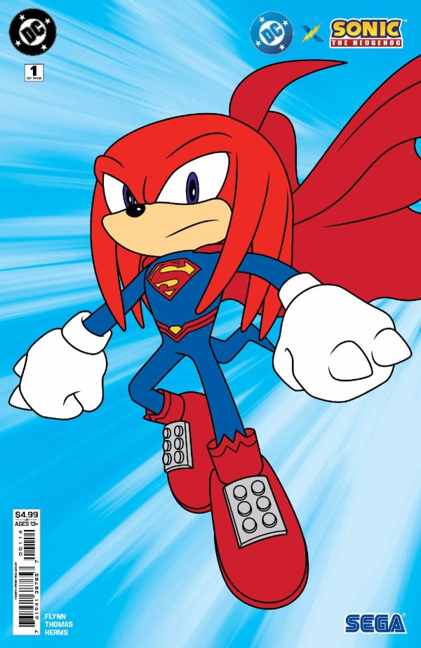 DC x Sonic the Hedgehog #1 4th Printing Pablo M. Collar