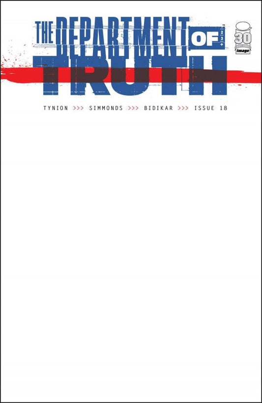 DEPARTMENT OF TRUTH #18 (MR) CVR B BLANK SKETCH