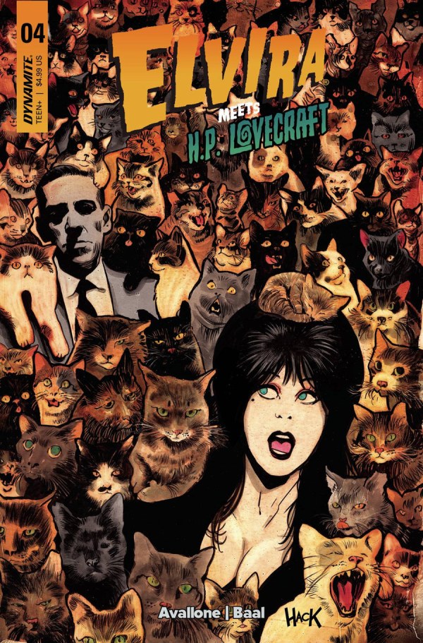 ELVIRA MEETS H.P. LOVECRAFT #4 CVR C ROBERT HACK VAR
