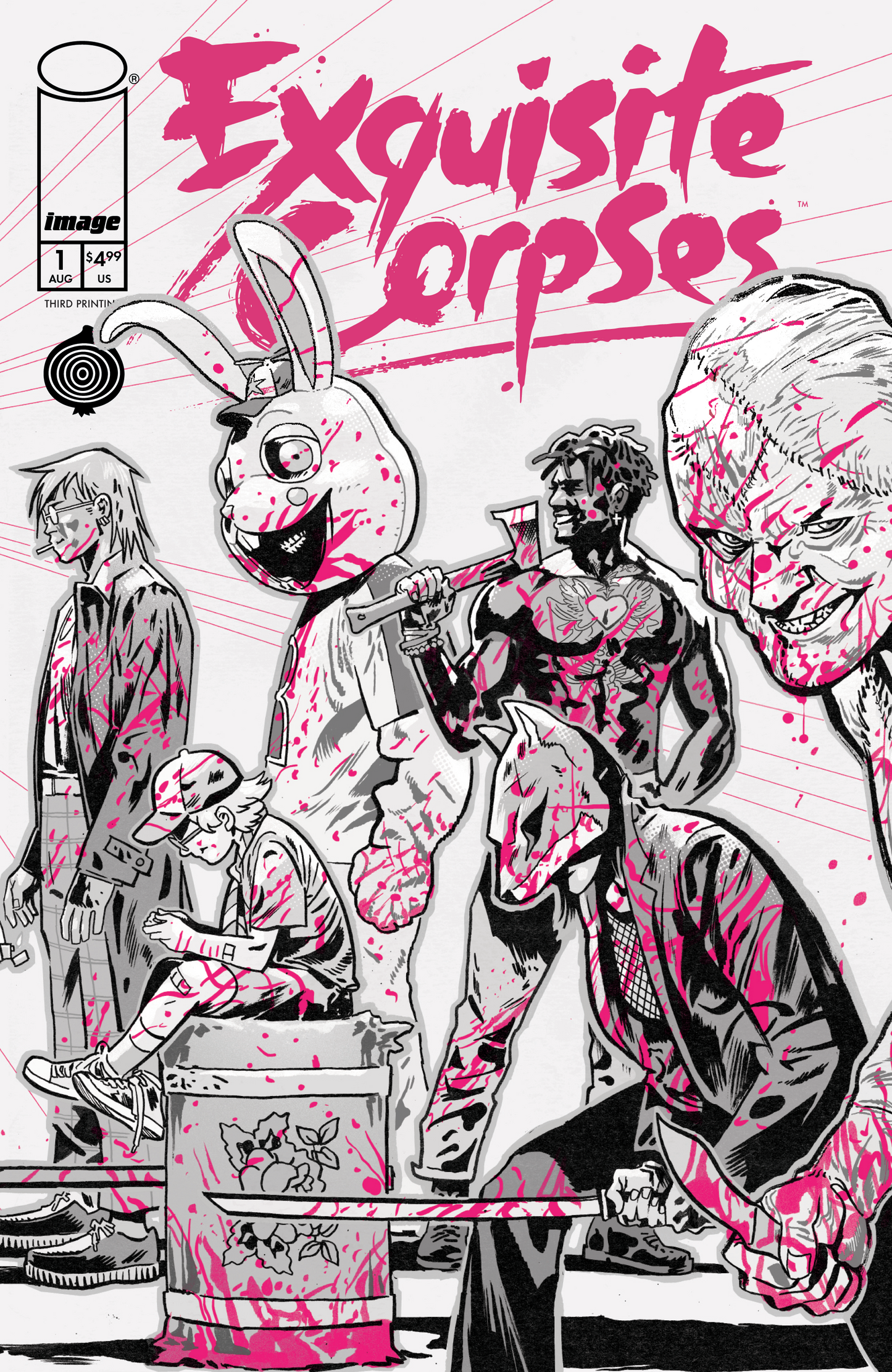 Exquisite Corpses #1 3rd Printing Michael Walsh Variant