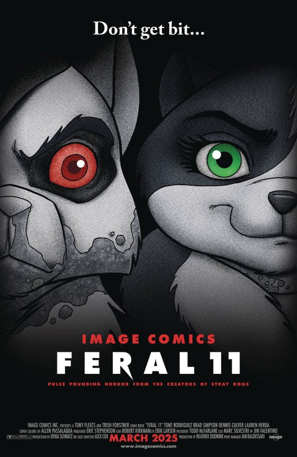 FERAL #11 CVR B TRISH FORSTNER & ALLEN PASSALAQUA HOMAGE VAR - PREORDER 26/3/25