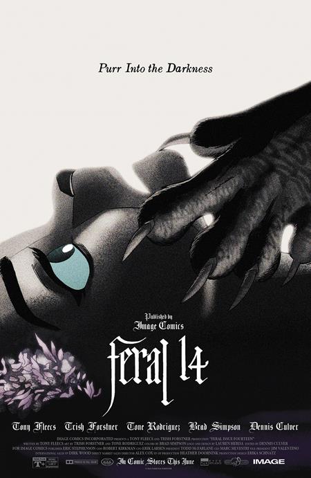 FERAL #14 CVR B TRISH FORSTNER & TONY FLEECS MOVIE POSTER HOMAGE VAR - PREORDER 25/6/25