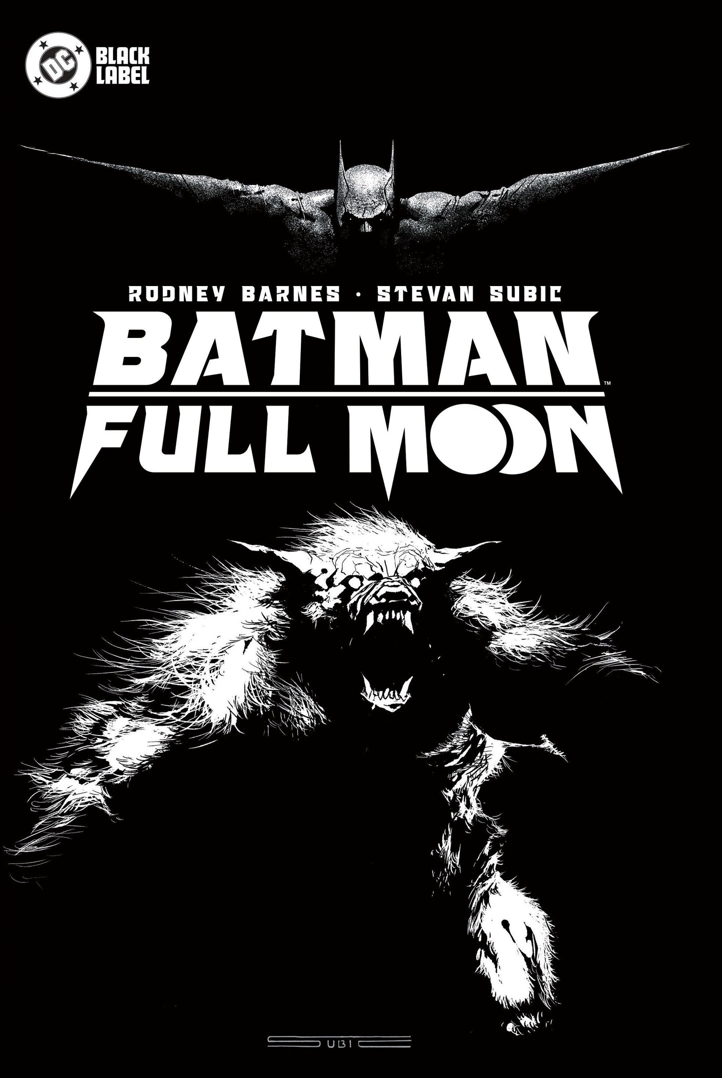 BATMAN FULL MOON HC (MR) - GLOW IN THE DARK COVER