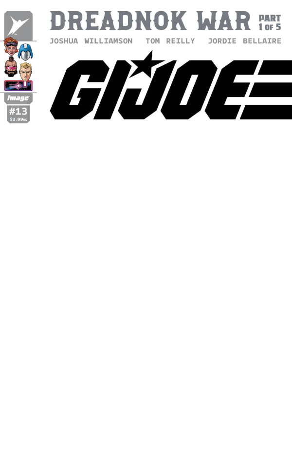 GI Joe #13 Cover G Blank Variant - Due TBD