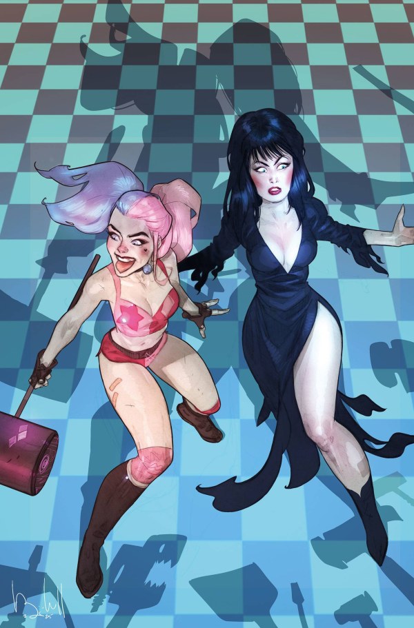 Harley Quinn X Elvira #2 Cover L 1:10 Ben Caldwell Variant - PRE-ORDER TBD