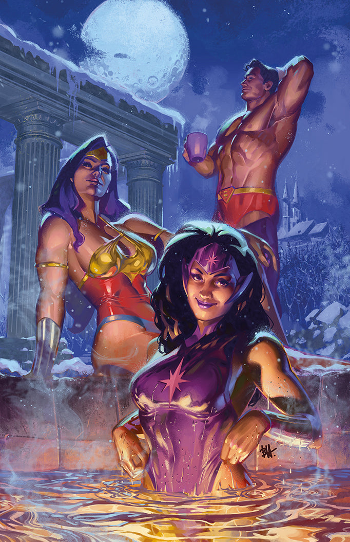 JUSTICE LEAGUE UNLIMITED #15 CVR F BEN HARVEY SWEATER WEATHER CARD STOCK VAR (DC K.O.) - DUE 28/1/26 - NOT FINAL COVER