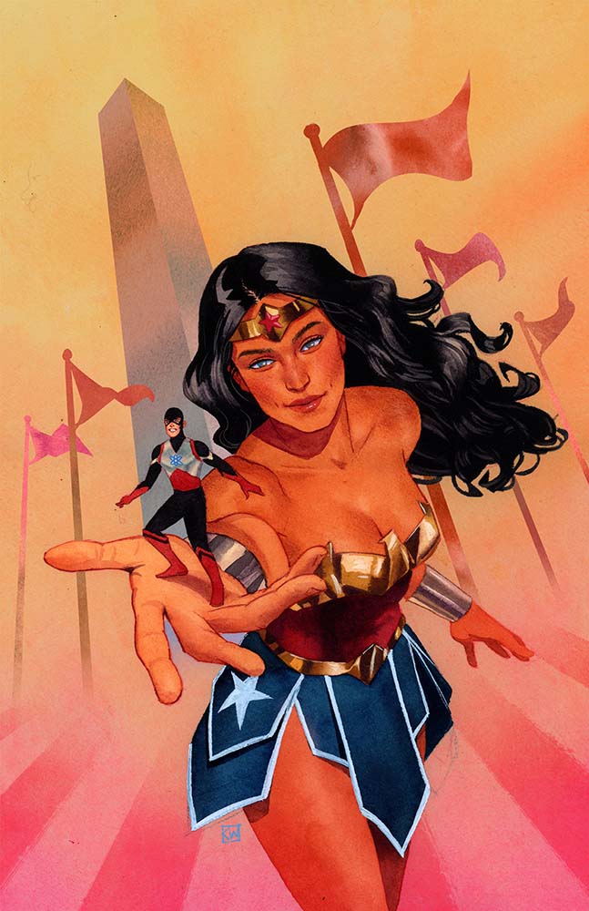 JUSTICE LEAGUE UNLIMITED #17 CVR D KEVIN WADA CARD STOCK VAR - DUE 25/3/26 - NOT FINAL COVER