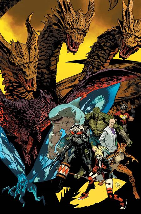 JUSTICE LEAGUE VS GODZILLA VS KONG 2 #1 (OF 7) CVR B DAN MORA CARD STOCK VAR - PREORDER 4/6/25
