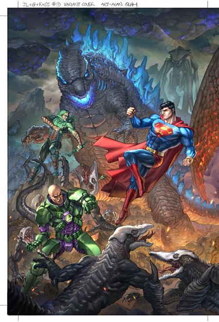 JUSTICE LEAGUE VS GODZILLA VS KONG 2 #1 (OF 7) CVR C ALAN QUAH CARD STOCK VAR - PREORDER 4/6/25