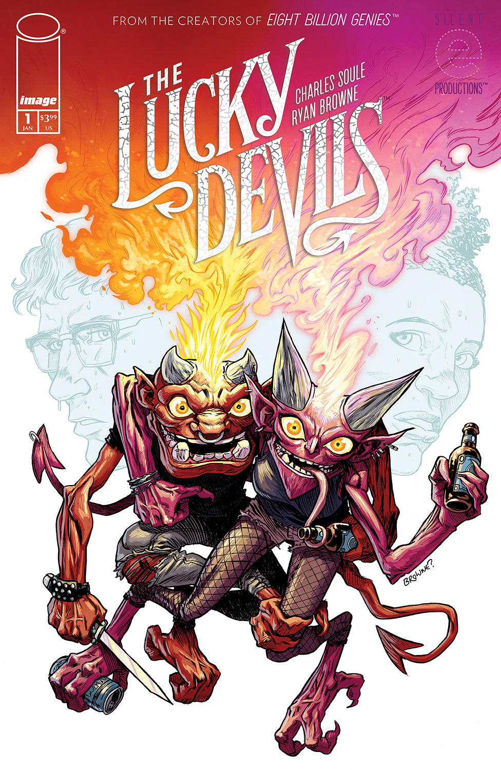 LUCKY DEVILS #1 (OF 9) CVR A RYAN BROWNE (MR) - HOT!