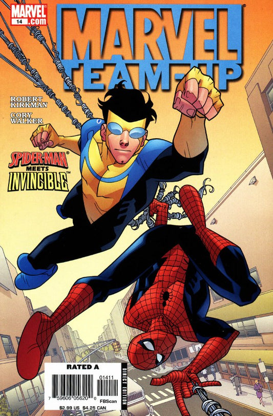 MARVEL TEAM-UP #14 (2005) - SPIDER-MAN MEETS INVINCIBLE - HOT BOOK!