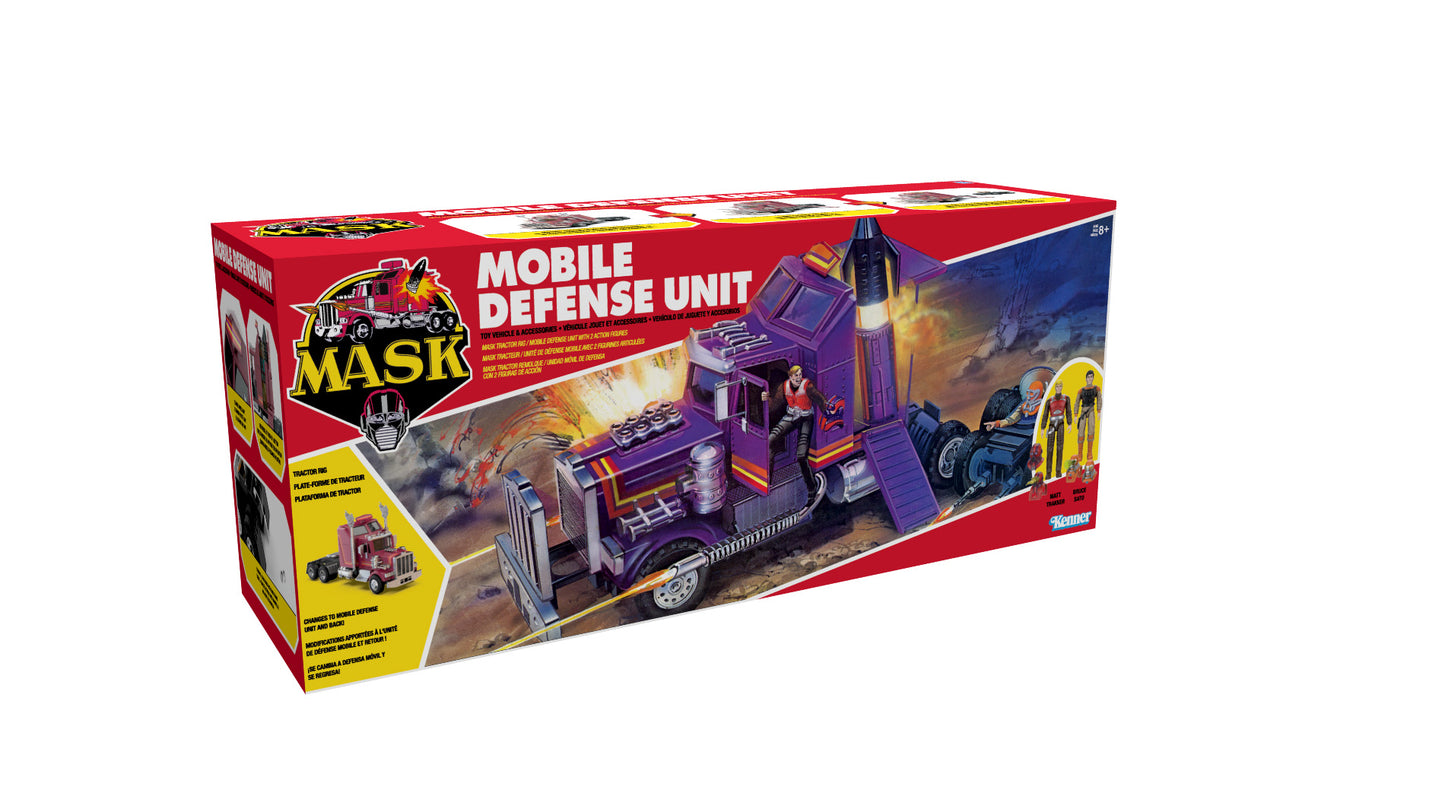 M.A.S.K. Mobile Defence Unit Action Figure Vehicle Set - Loyal Subjects - PRE-ORDER ETA 8/25
