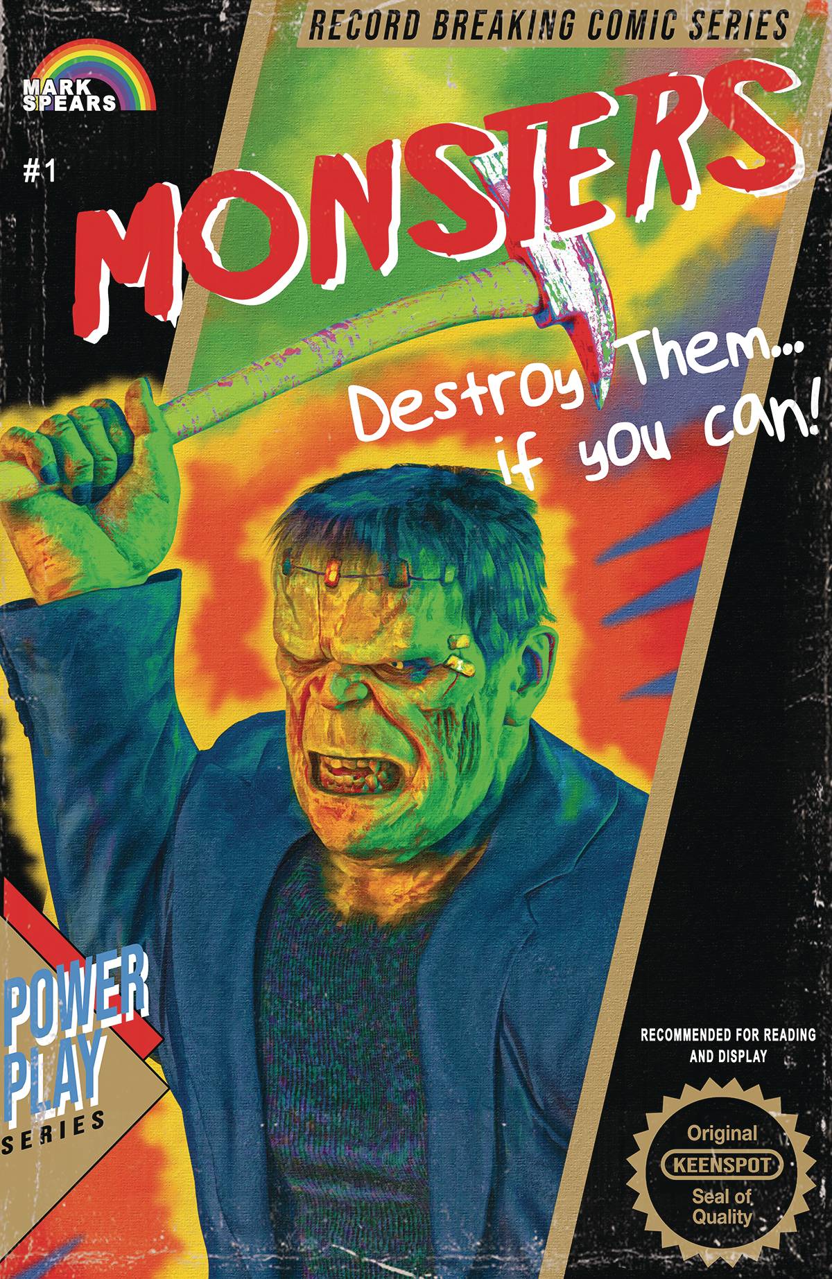 MARK SPEARS MONSTERS #1 4TH PTG CVR B 1:20 VAR