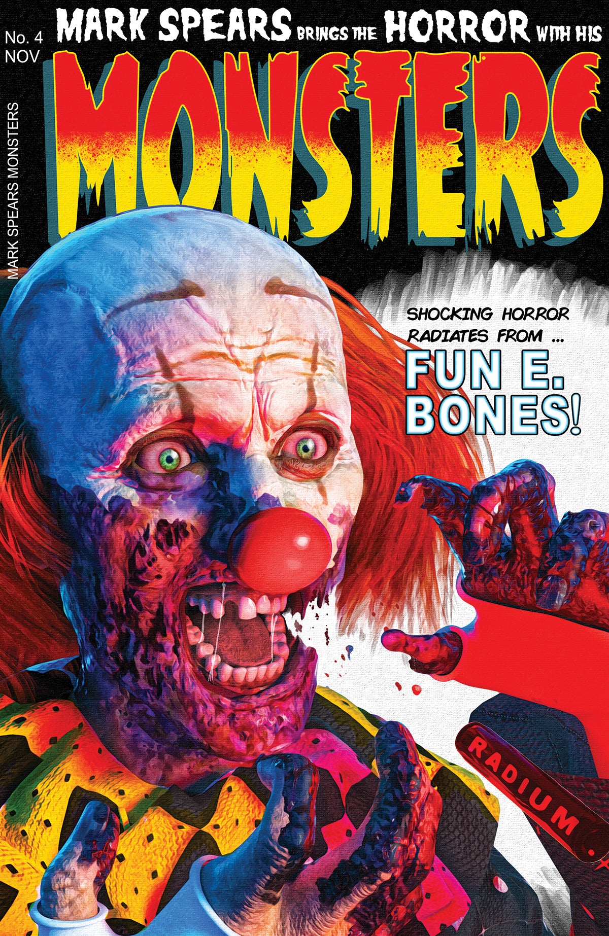 Mark Spears Monsters #4 Second Printing Cvr C Inc 1:25 Mark Spears Black Cat #50 Homage Clown Variant - DUE 19/11/25 (Copy)