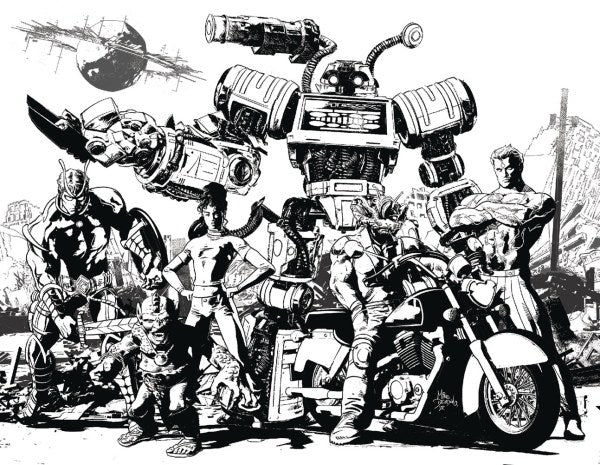 NACELLEVERSE #0 CVR F INC 1:50 MIKE DEODATO WRAPAROUND BW VAR - PREORDER 13/3/24