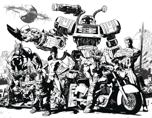 NACELLEVERSE #0 CVR F INC 1:50 MIKE DEODATO WRAPAROUND BW VAR  - PREORDER 13/3/24