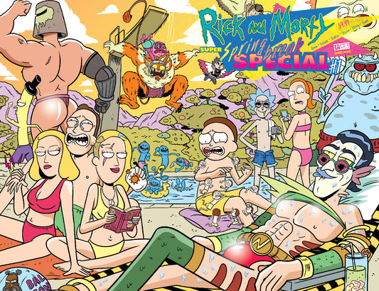 RICK AND MORTY SUPER SPRING BREAK SPECIAL #1 CVR D INC 1:10 MARC ELLERBY WRAPAROUND VAR (MR) - PREORDER 5/3/24