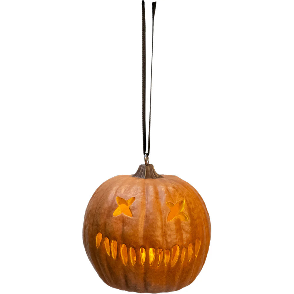 HOLIDAY HORRORS - TRICK R TREAT SAM O LANTERN LIGHT UP ORNAMENT – PRESALE DUE 30/9/24