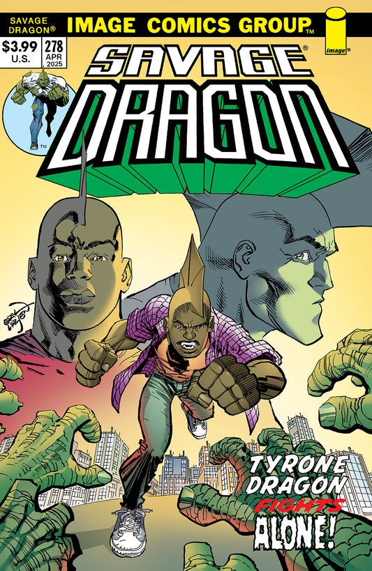 SAVAGE DRAGON #278 CVR B ERIK LARSEN 70S TRADE DRESS VAR (MR) - PREORDER 9/4/25