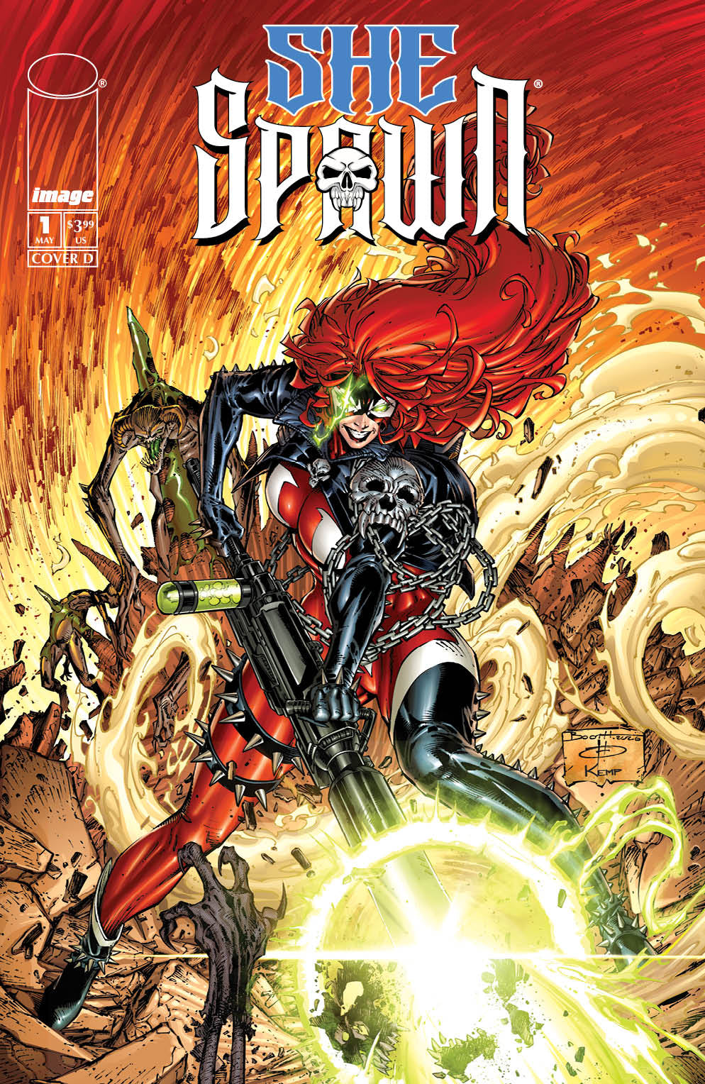 SHE-SPAWN #1 (OF 5) CVR D BRETT BOOTH VAR - PREORDER (FOC 13/4/26) DUE IN STORE 6/5/26