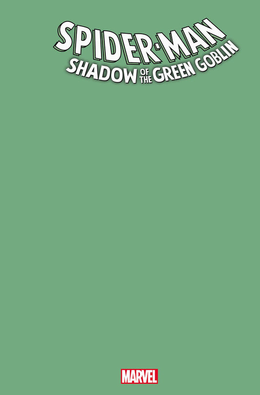 SPIDER-MAN SHADOW OF GREEN GOBLIN #1 GREEN BLANK VAR - PREORDER 03/4/24