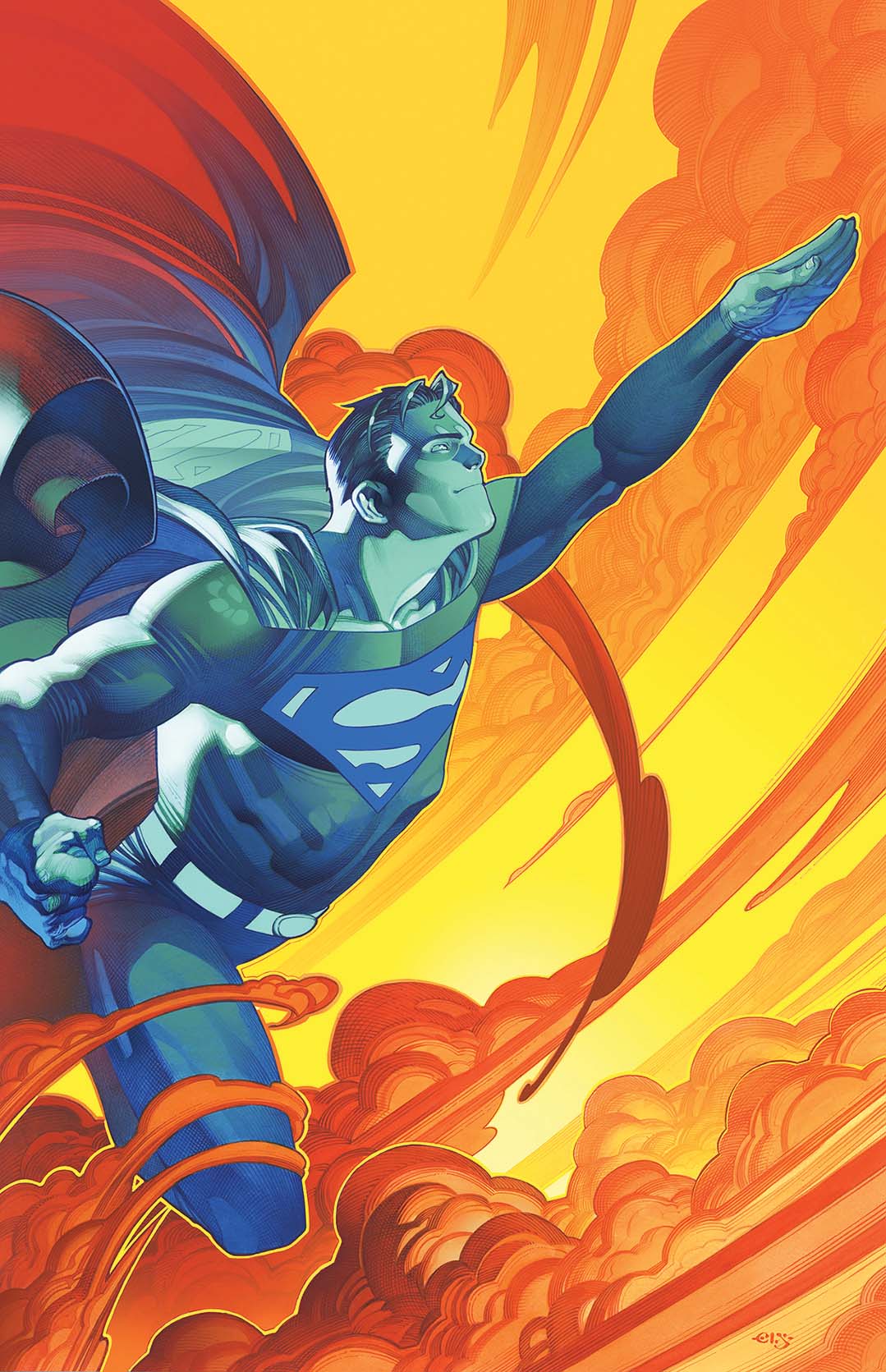 SUPERMAN #35 CVR E CHRIS STEVENS CARD STOCK VAR (DC K.O.) - DUE 28/1/26 NOT FINAL COVER