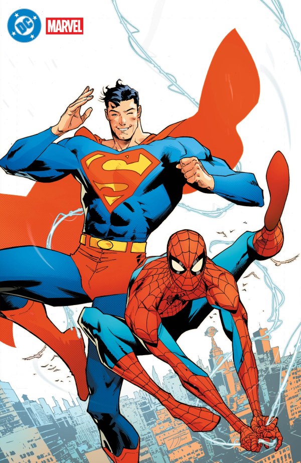 DC / Marvel Superman / Spider-Man #1 Cover Y Jorge Jiménez Foil Virgin Variant