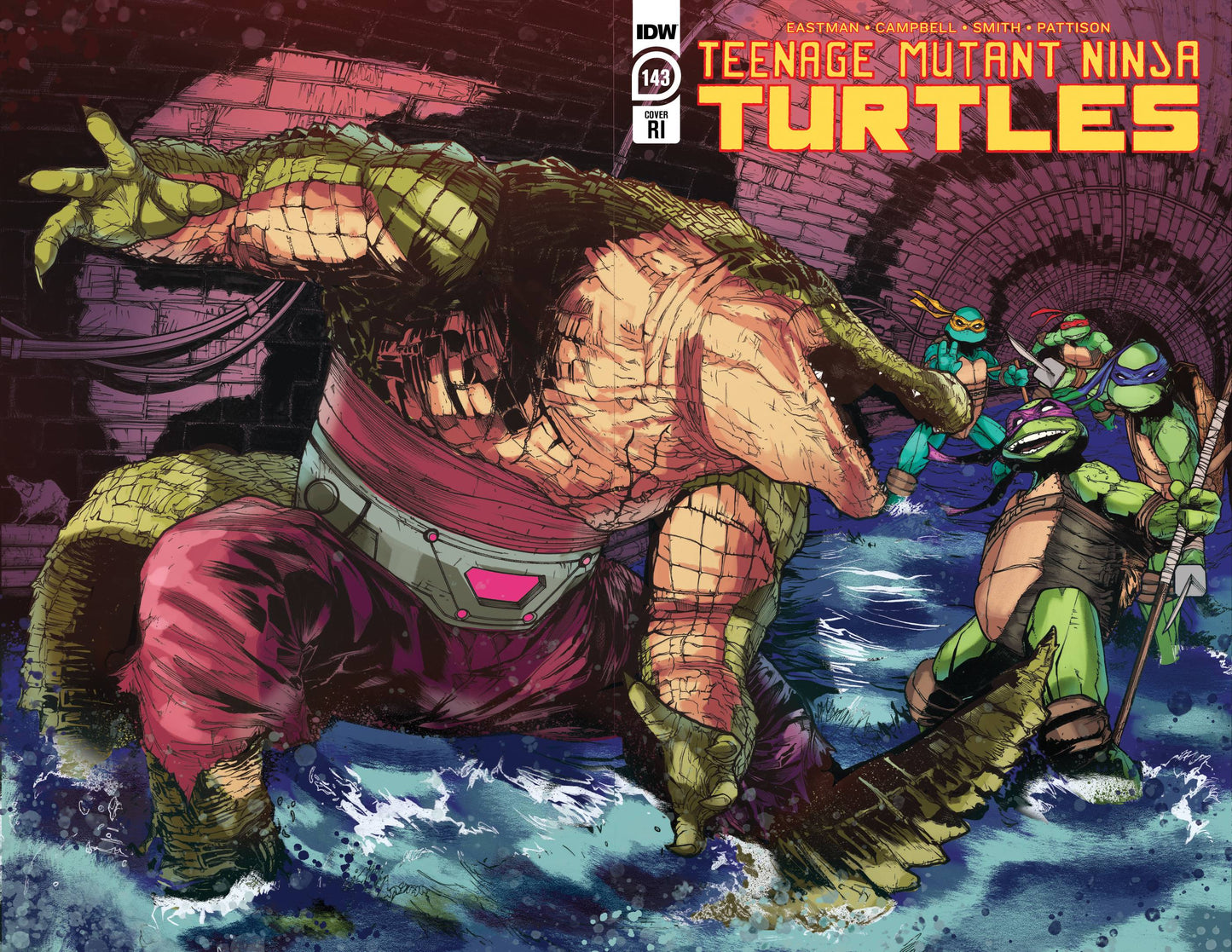 Teenage Mutant Ninja Turtles #143 1:10 Alex Sanchez Wraparound Variant
