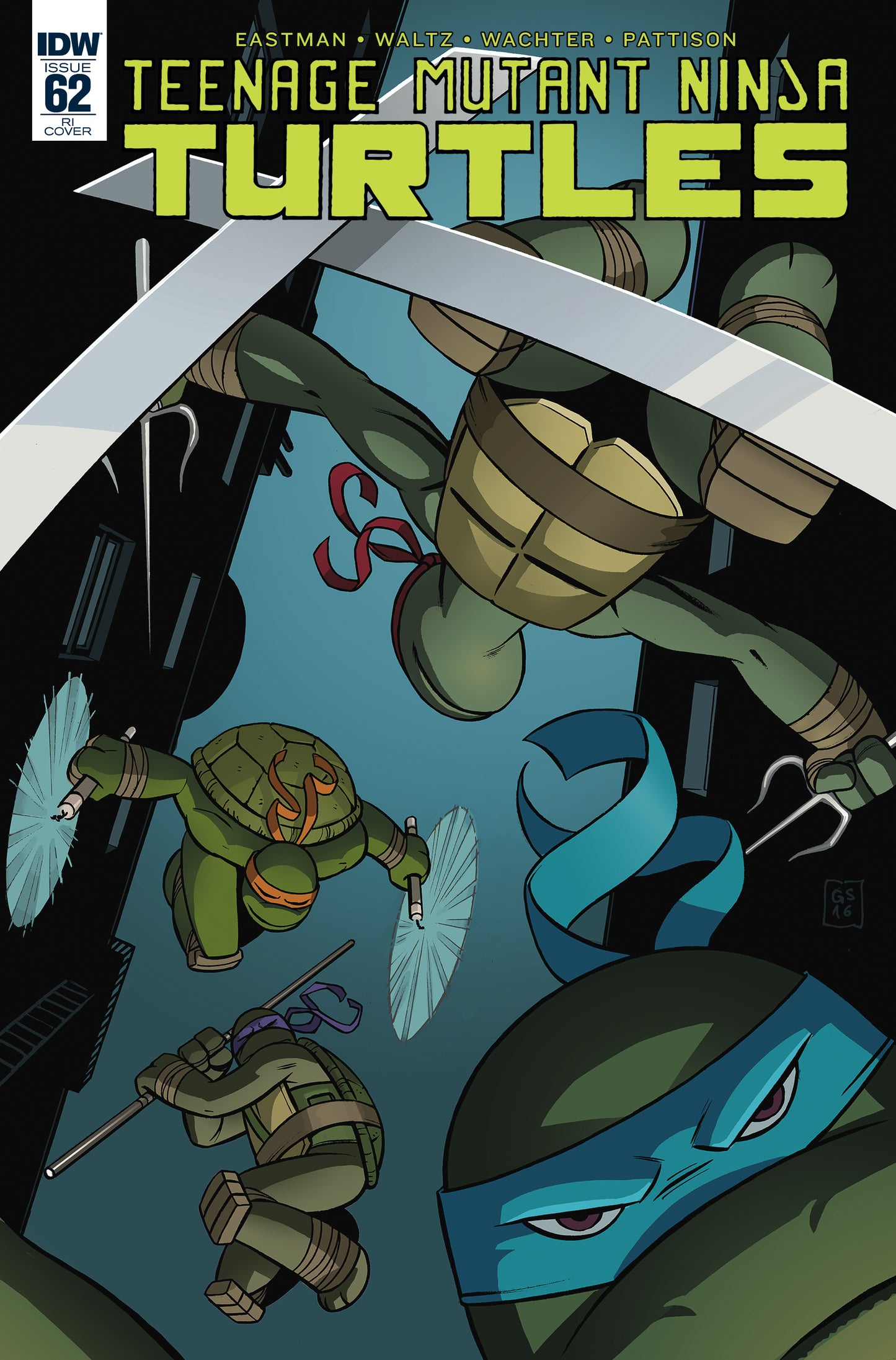 Teenage Mutant Ninja Turtles #62 1:10 Goran Sudzuka Variant