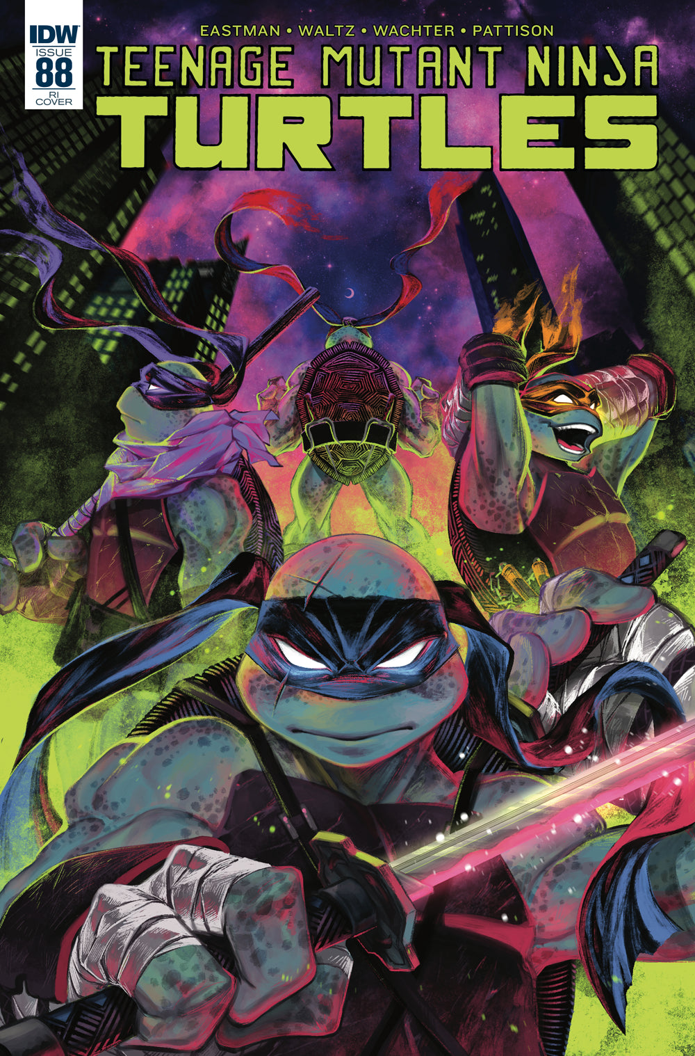 Teenage Mutant Ninja Turtles #88 1:10 Alexa Pasztor Variant