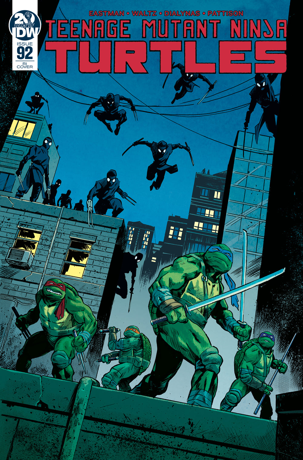 Teenage Mutant Ninja Turtles #92 1:10 Michael Walsh Variant