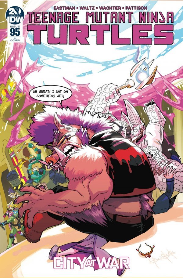 Teenage Mutant Ninja Turtles #95 1:10 Ben Bates Variant