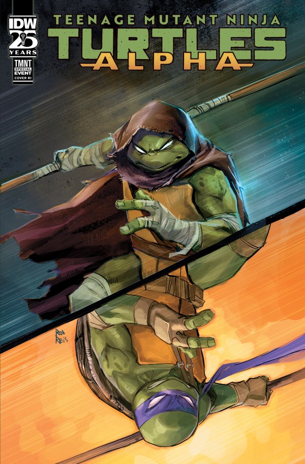 TEENAGE MUTANT NINJA TURTLES ALPHA #1 CVR E INC 1:25 ROD REIS VARIANT