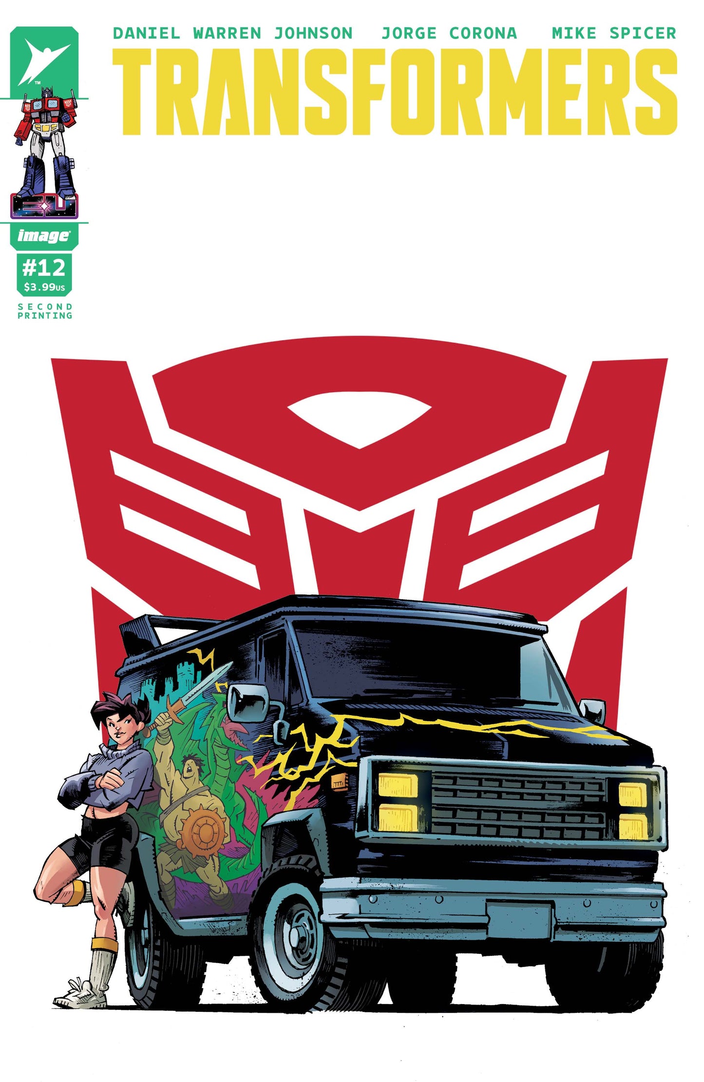 TRANSFORMERS #12 2ND PTG CVR B JASON HOWARD AUTOBOT