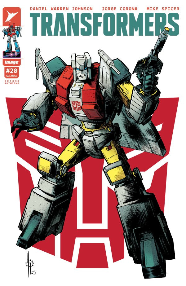Transformers #20 2nd Printing Jason Howard Silverbolt - PRE-ORDER 3/9/25