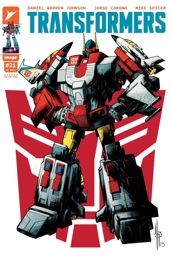 Transformers #21 2nd Printing Jason Howard Superion - PRE-ORDER 3/9/25