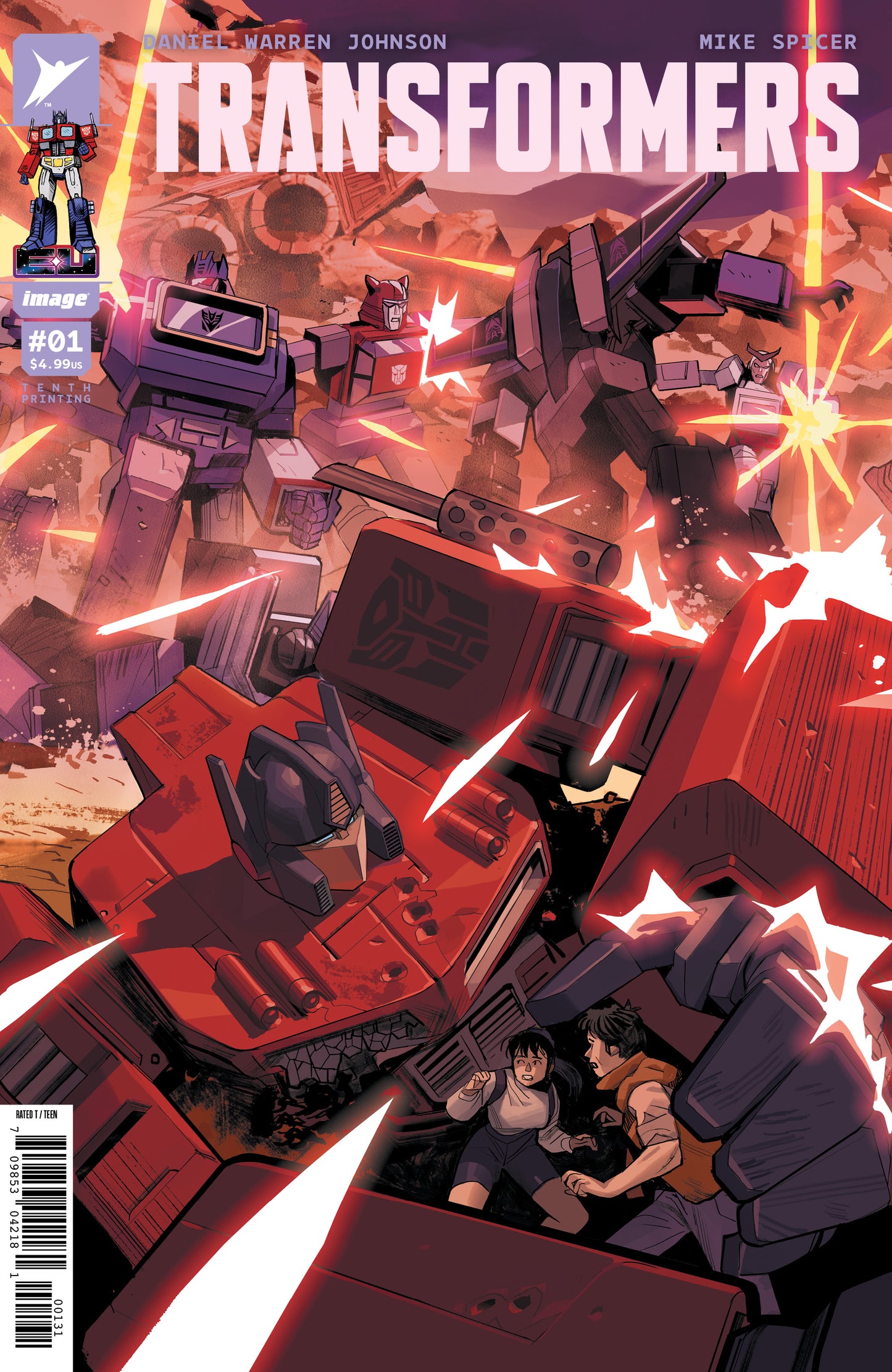 TRANSFORMERS #1 10TH PTG CVR C LORENZO DE FELCI VAR