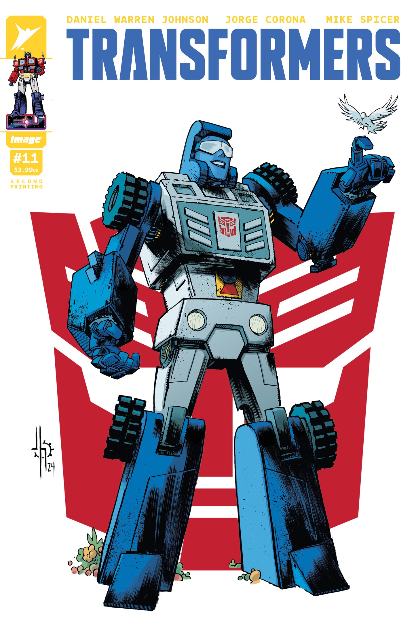 TRANSFORMERS #11 2ND PTG CVR B JASON HOWARD AUTOBOT VAR