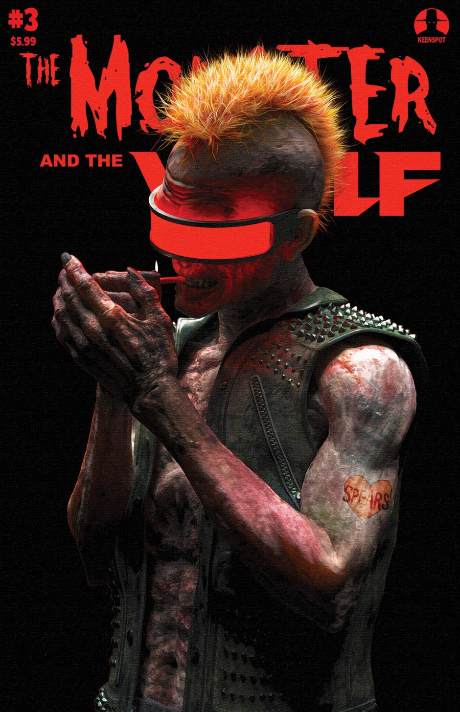 Mark Spears Monsters The Monster and the Wolf #3 Cover D Punk Variant - DUE IN STORE 15/4/26