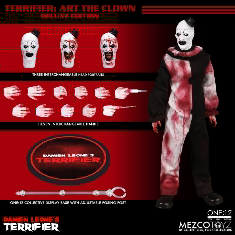 Mezco Toyz One:12 Collective Terrifier: Art the Clown - Deluxe Edition - PREORDER