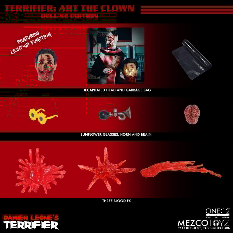 Mezco Toyz One:12 Collective Terrifier: Art the Clown - Deluxe Edition - PREORDER