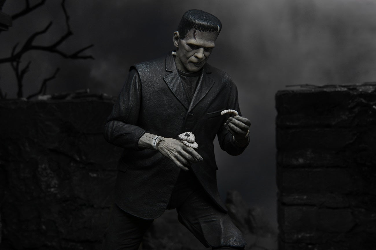 Universal Monsters 7” Scale Action Figure – Ultimate Frankenstein’s Monster (Black & White)