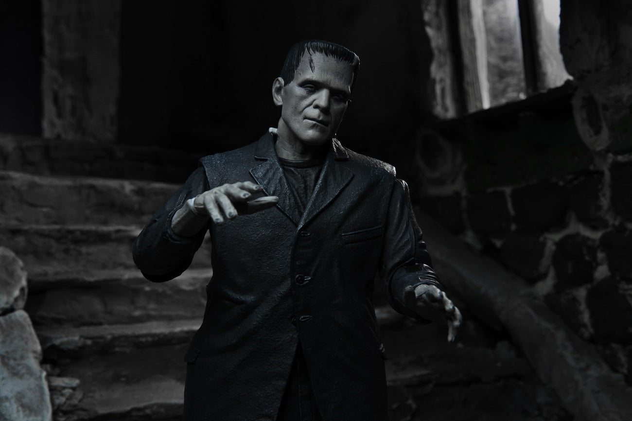 Universal Monsters 7” Scale Action Figure – Ultimate Frankenstein’s Monster (Black & White)