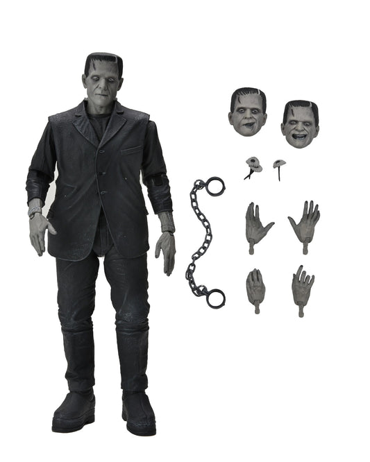 Universal Monsters 7” Scale Action Figure – Ultimate Frankenstein’s Monster (Black & White)