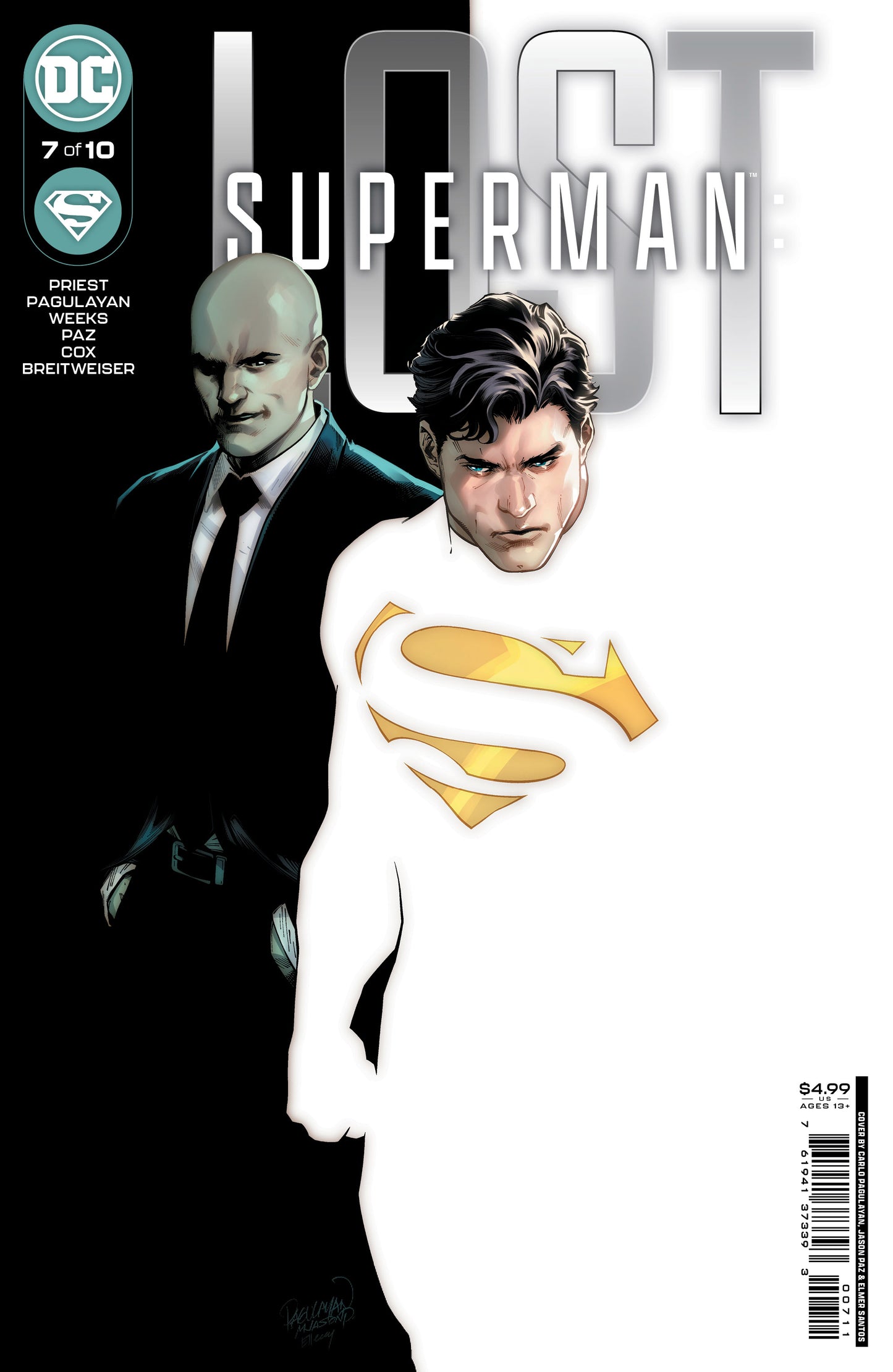 SUPERMAN LOST #7 (OF 10) CVR A CARLO PAGULAYAN & JASON PAZ - PREORDER (10/10/23)