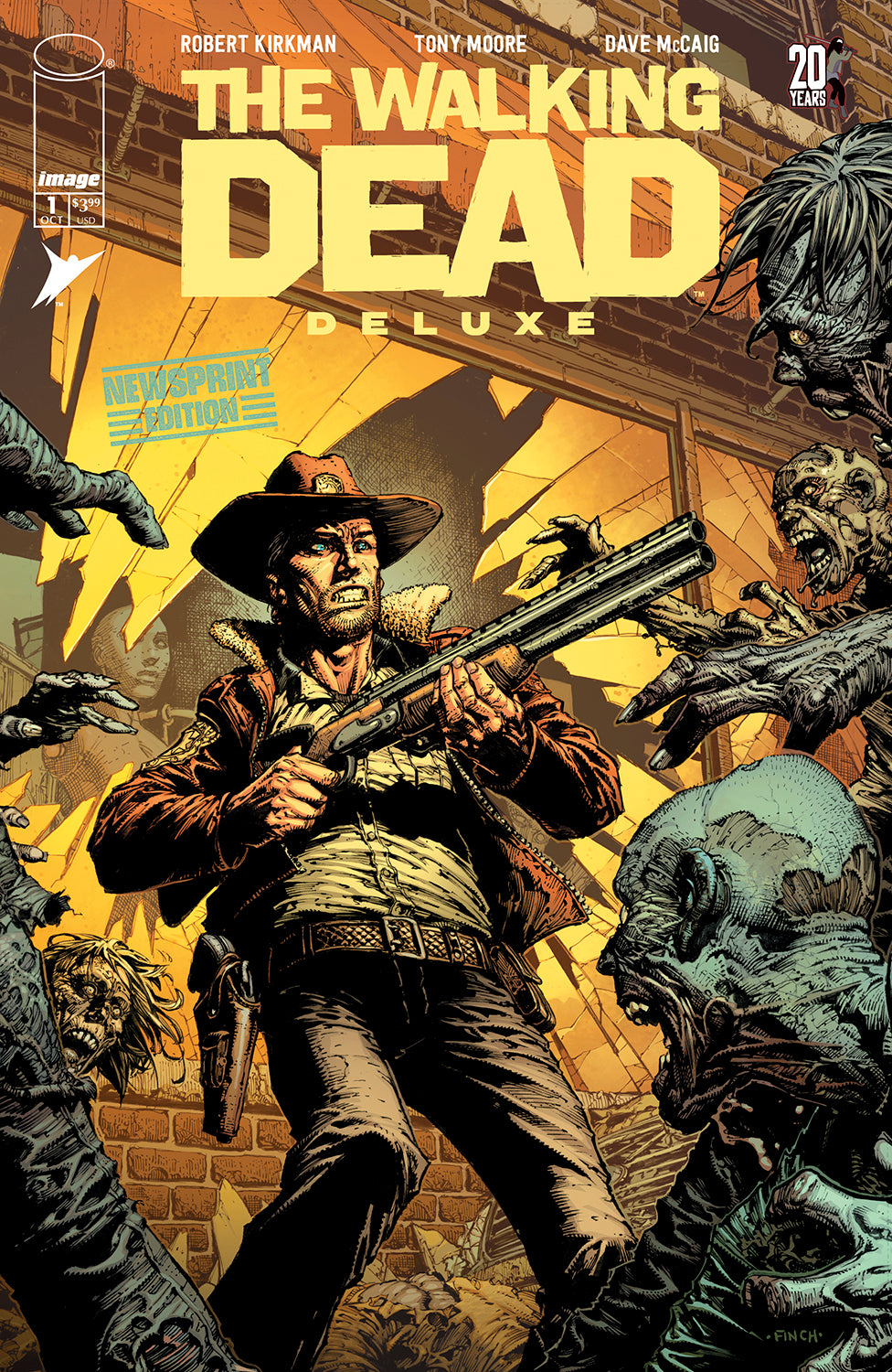 WALKING DEAD DELUXE #1 CVR A FINCH & MCCAIG (MR)