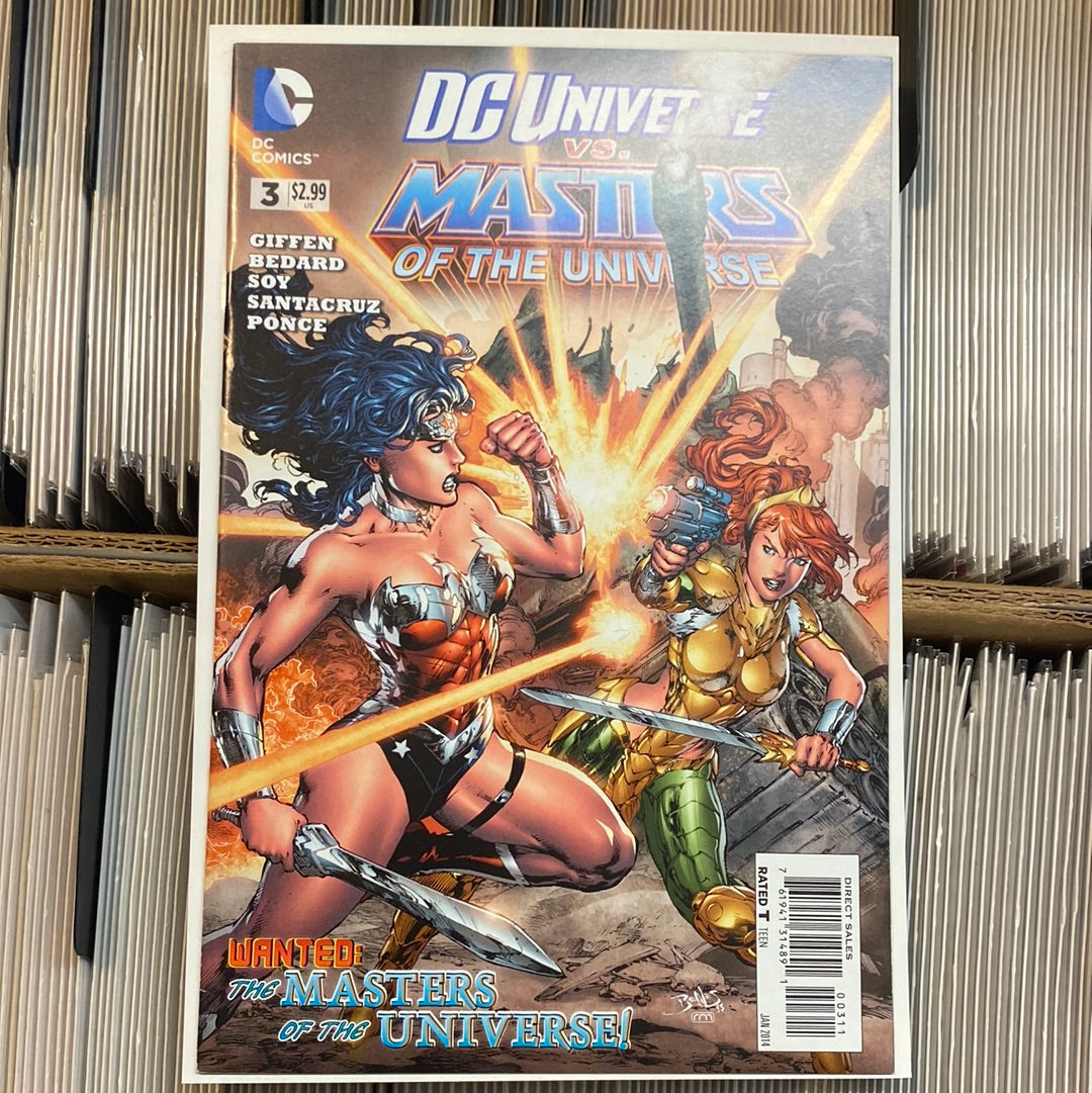 DC UNIVERSE VS MASTERS OF THE UNIVERSE #3 CVR A ED BENES